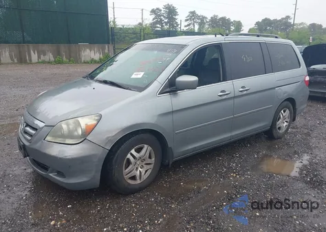 2007 Honda Odyssey Ex-L z USA, uszkodzony, nr VIN 5FNRL38757B040443